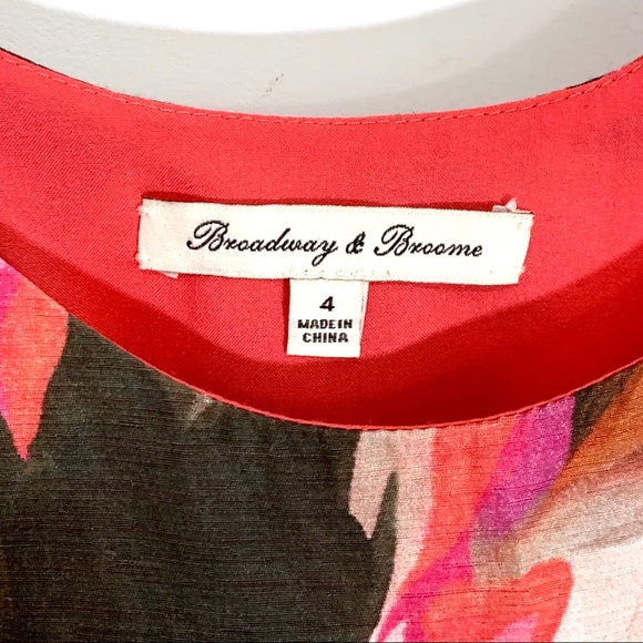 Broadway & Broome Pink Floral Dress - Picture 4 of 7